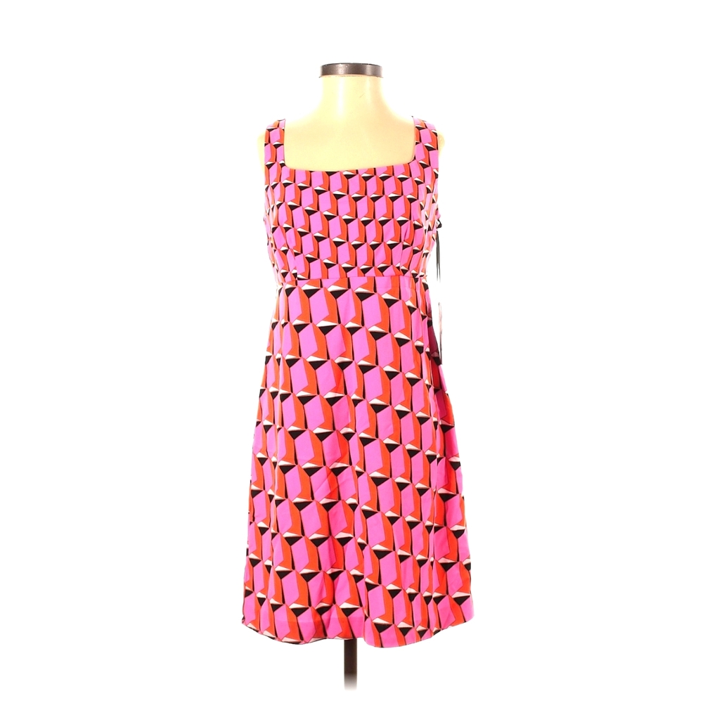Lovely DVF tank dress in geometric print
